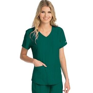 Skechers Women's Green V-Neck Scrub Top